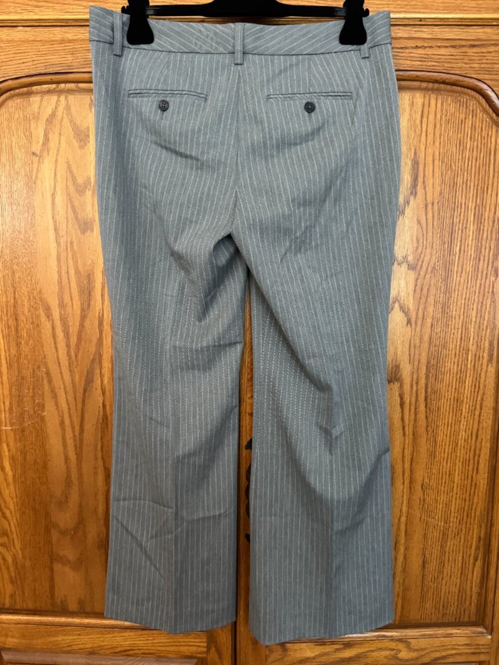 Express Gray Pinstripe Trousers image 2